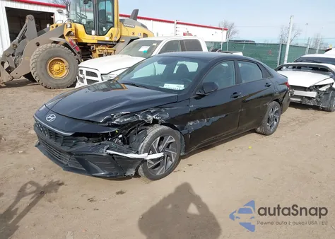 2025 Hyundai Elantra Sel Sport z USA, uszkodzony, nr VIN KMHLM4DG3SU902648